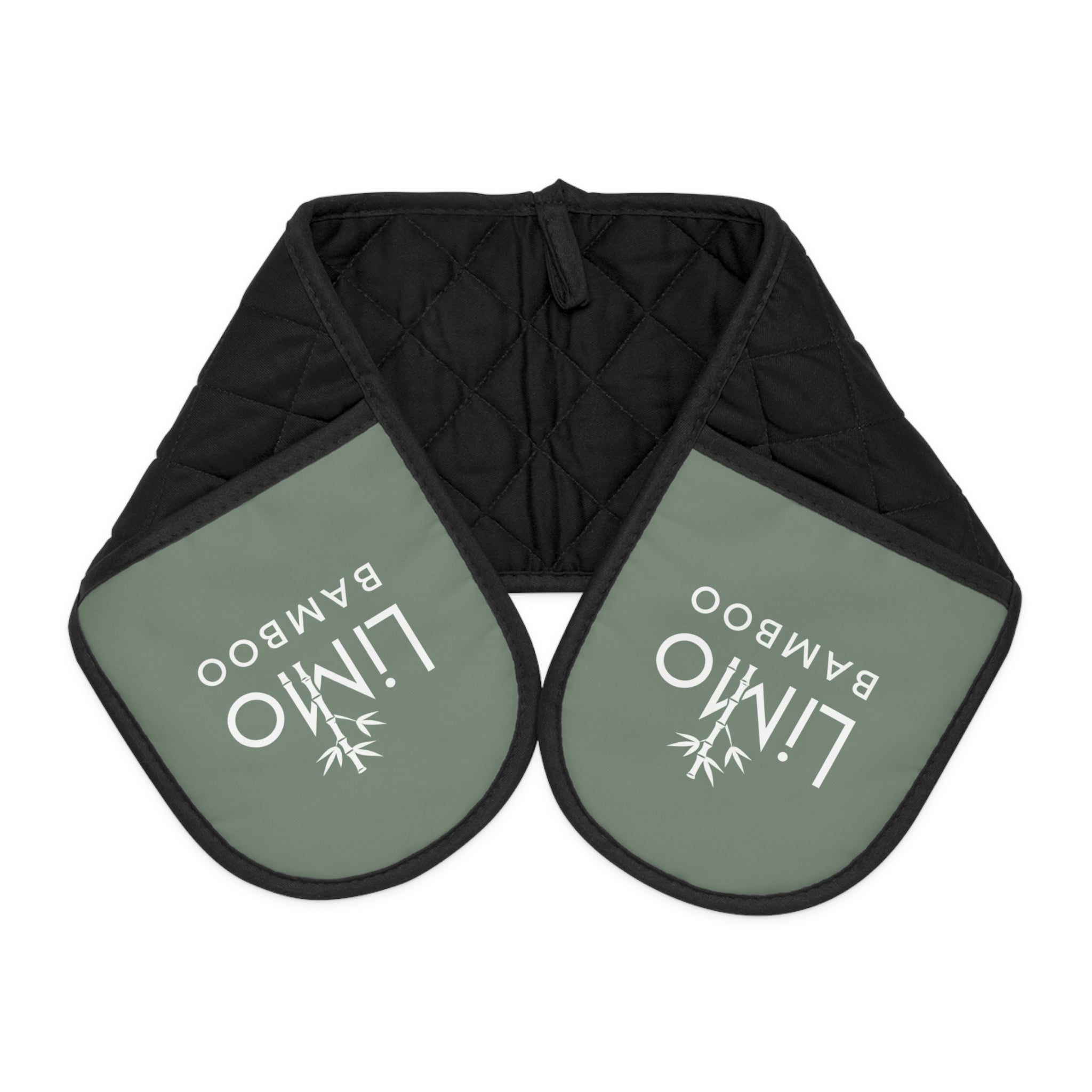 Stylish Bamboo Oven Mitts, Kitchen Gift, Modern Home Decor, Bakeware Accessory, Heat Resistant Gloves